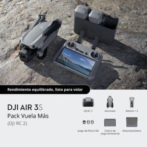 Pack DJI Air 3S Vuela Más (DJI RC 2)